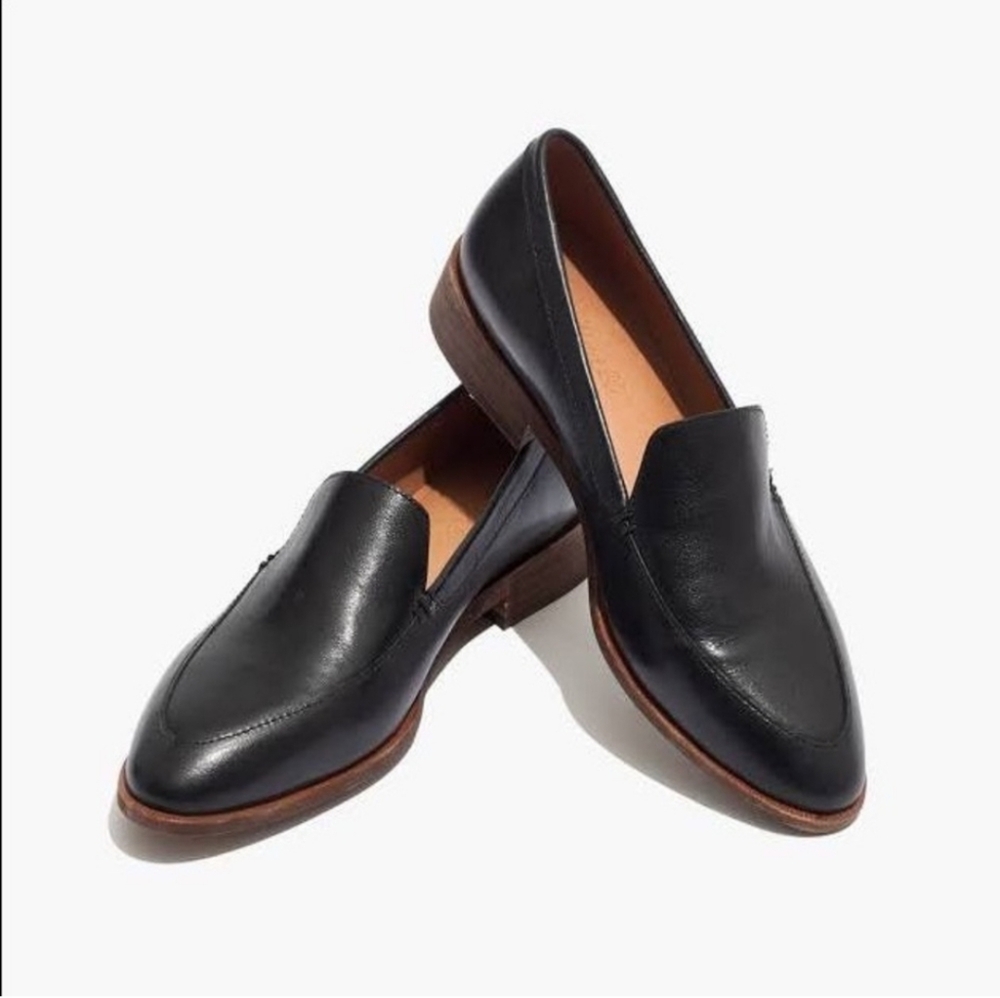 Everlane Modern Loafer in Black Leather Made In Italy Women's Size 6